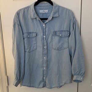 Light Blue Chambray Tencel Shirt